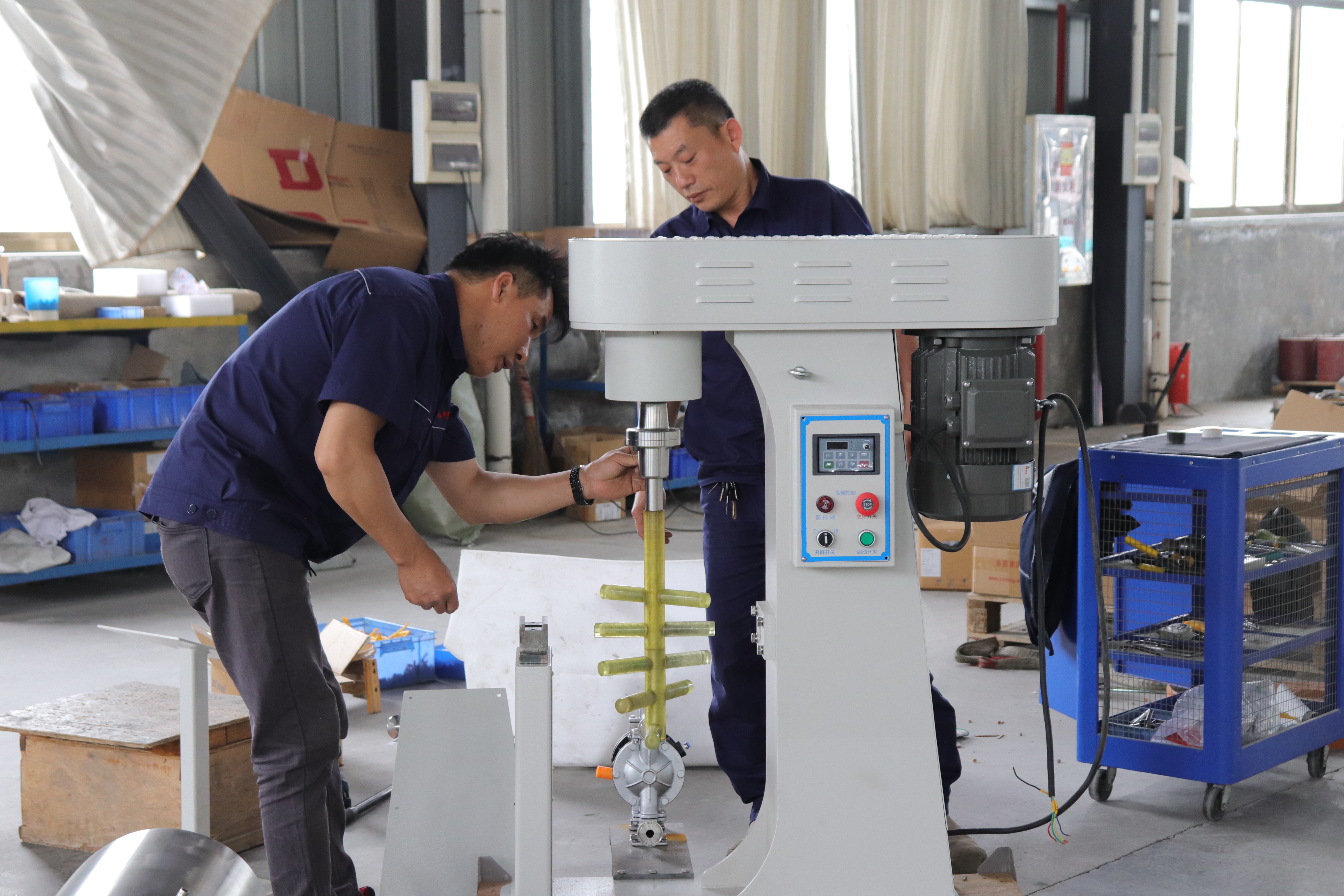 Changsha Tianchuang Powder Technology Co., Ltd línea de producción de fábrica