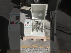 Molino de bola de Hoeizontal 0.75KW para el tamaño de alimentación de materiales 1-10m m