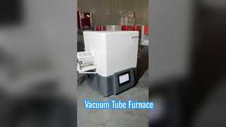 Horno de tubo de vacío de alta pureza, laboratorio dividido, sinterización, horno de tubo de alúmina de cuarzo CVD, pantalla táctil
