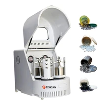 Fabricante de molino de bolas planetario de laboratorio Grinder de acero inoxidable 220V 50Hz 0.75KW Jar de ágata 90kg de peso
