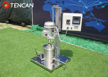 Máquina del molino de bola de la pintura del control de frecuencia 0.37KW para el polvo nano de la molienda en húmedo del laboratorio