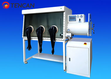 caja de guantes del gas inerte del agua de 3000Pa 1PPM y en oxígeno del contenido con el sistema de la purificación