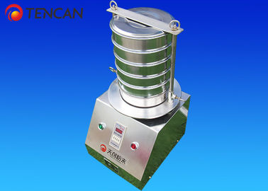 Coctelera del tamiz del laboratorio de Tencan 1400rpm SS, máquina vibrante del tamiz del laboratorio