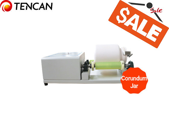 Máquina de moler de rodillos para moler bolas de polvo fino para la venta con tamaño de salida ≥ 300 malla y tarro de corindón de 5 litros