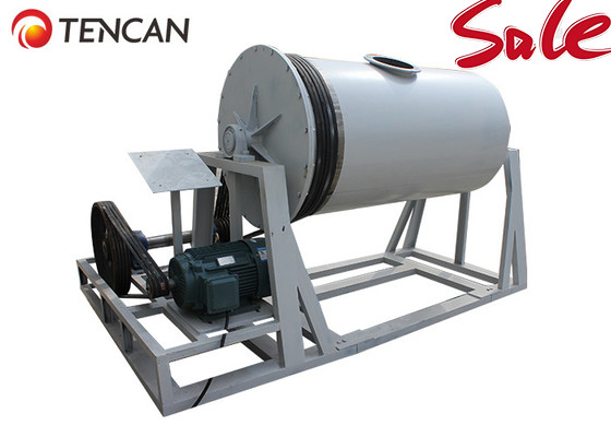 Máquina de rectificación de rodillos de molino de bolas de tambor rotativo horizontal 34RPM 1500L con frascos de acero al carbono