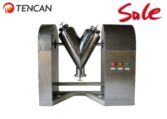 Mezcladora de laboratorio máquina de mezclas de polvo seco en forma de V 5-500L con dispositivo de tiempo