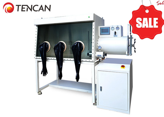 GBP1200D-8 Guante de laboratorio inerte de doble cara Caja de 8 puertos Sistema de gestión de gas para un control preciso del oxígeno