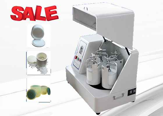 Máquina de fresado de bolas planetarias de 12L con múltiples aplicaciones con tarros de fresado de 4 x 3000 ml