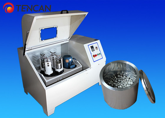 TENCAN 4L Molino planetario de bolas de mesa de dirección completa con volumen de negocios de 360 ° con tarros de 4x 1500 ml