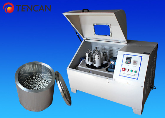 TENCAN 4L Molino planetario de bolas de mesa de dirección completa con volumen de negocios de 360 ° con tarros de 4x 1500 ml