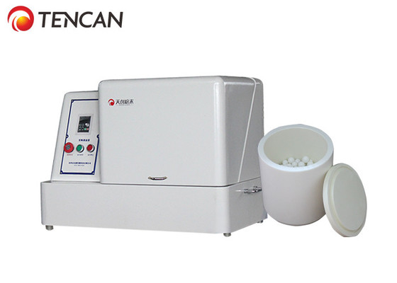 TENCAN 8L Molino planetario de bolas de grado alimenticio - Sistema de molienda de polvo de té de alta eficiencia con tarros de acero inoxidable de 4 × 2000 ml, uso de laboratorio / industrial