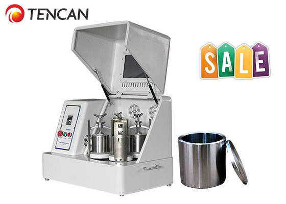 TENCAN 8L Molino planetario de bolas de grado alimenticio - Sistema de molienda de polvo de té de alta eficiencia con tarros de acero inoxidable de 4 × 2000 ml, uso de laboratorio / industrial
