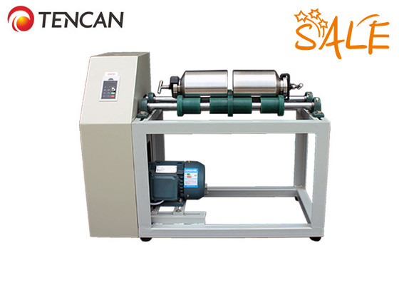 2*5L Molino de frascos horizontales de rodillos para mezclar micrones en polvo para laboratorio/producción en pequeños lotes Voltado 220V-50Hz o 110V-60Hz