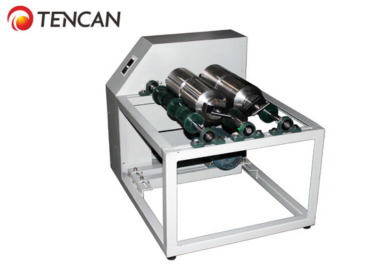 Capacidad de molino de frascos de rodillo horizontal de 4×20L de múltiples posiciones para mezclar polvos ultrafinos en producción de laboratorio/partido