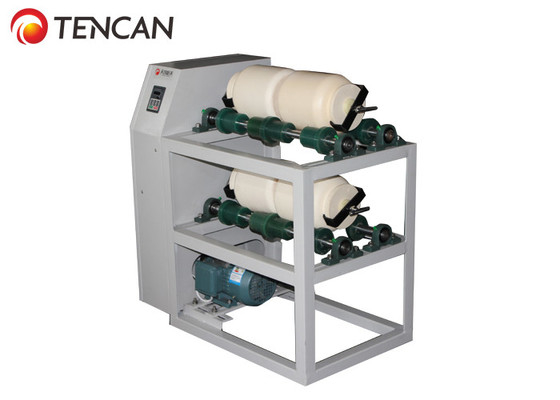 Capacidad de molino de frascos de rodillo horizontal de 4×20L de múltiples posiciones para mezclar polvos ultrafinos en producción de laboratorio/partido