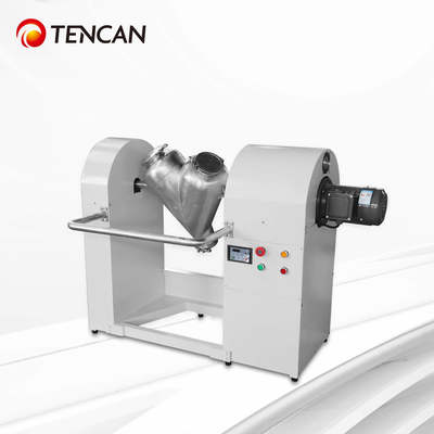 Mezcladora de polvo tipo V industrial de 100L para mezcla de fertilizantes y productos químicos agrícolas