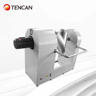 Mezcladora de polvo tipo V industrial de 100L para mezcla de fertilizantes y productos químicos agrícolas