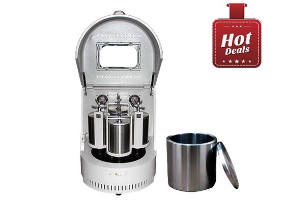 XQM-10A 10L Molino de bolas de laboratorio semicírculo 70-580 rpm