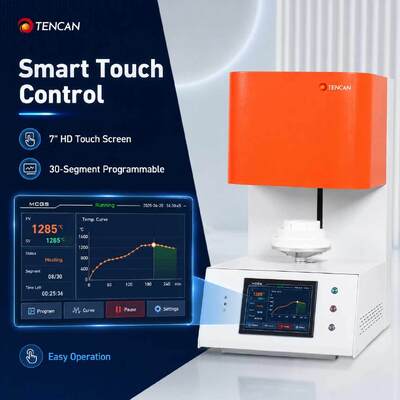 TENCAN TC-BDF-1L 1700C Laboratorio dental Zirconia Forno de sinterización de porcelana 1C Precisión MoSi2 Elementos de calefacción para el diente