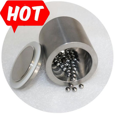 Envases para moler carburo de tungsteno en venta Contenedor de 50 ml Diámetro interno 38 mm Molerado seco/húmedo