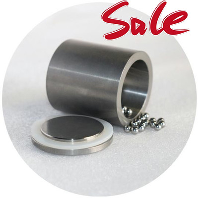 Acertidor de molino de bolas de carburo de tungsteno resistente a los ácidos, proveedor de molino de frascos 50 ml para moler en seco / húmedo