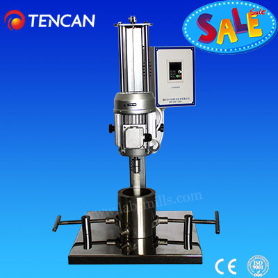 Laboratorio Attritor Agitación Molino de bolas Medios de molino 220V 50Hz Temporización / Ciclismo Temperatura ajustable