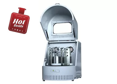 Molino de bolas de laboratorio semicircular vertical para la fabricación de polvo a nanoescala 6L 220V
