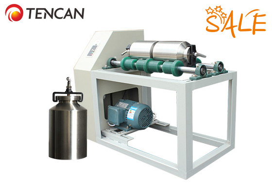 2*5L Molino de frascos horizontales de rodillos para mezclar micrones en polvo para laboratorio/producción en pequeños lotes Voltado 220V-50Hz o 110V-60Hz