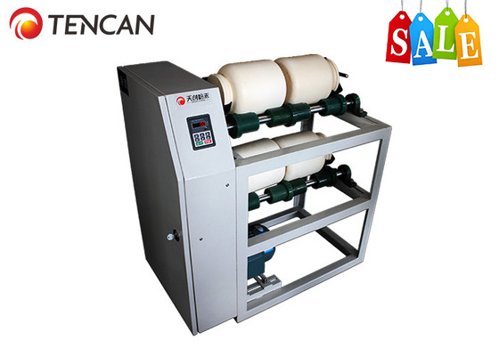 Capacidad de molino de frascos de rodillo horizontal de 4×20L de múltiples posiciones para mezclar polvos ultrafinos en producción de laboratorio/partido