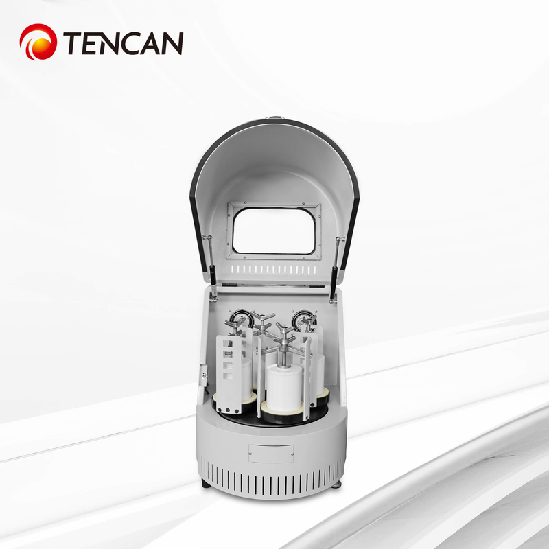 TENCAN XQM-2A Laboratorio Molino de bolas planetario 2L 220V pantalla táctil Nano molienda 0,1μm para materiales higroscópicos CE certificado