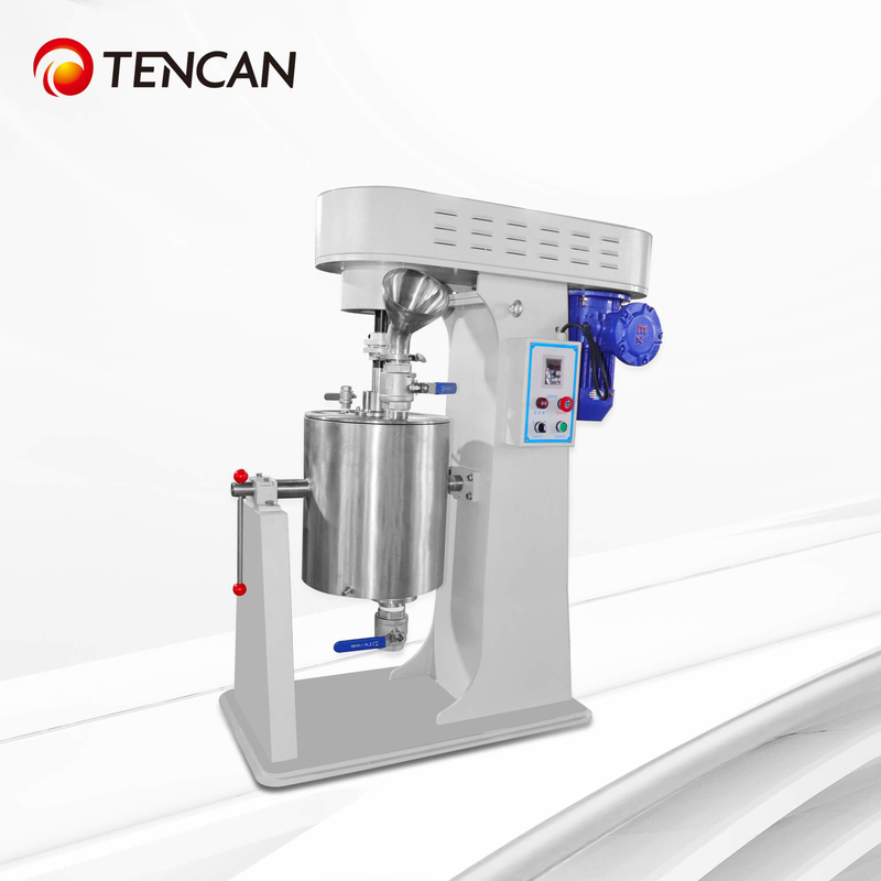 Tencan 20L Molino de bolas ligeramente mezclado con revestimiento cerámico de alumina y chaleco de agua para la reducción de tamaño de partículas ultrafinas