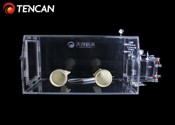 Polvo anti de 10m m del aislamiento del laboratorio de acrílico transparente de la caja de guantes ningún vacío