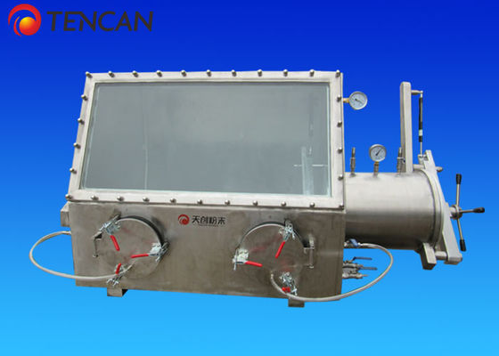 equipo de laboratorio químico de la caja de guantes 0-0.1MPa SS PMMA 600m m