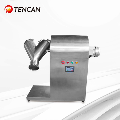 Mezclado uniforme sin zonas muertas Mezcladora industrial de polvo en forma de V de 5-500L con voltaje de 220V o 380V